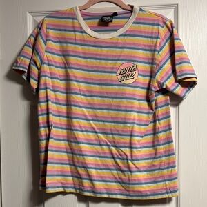 Santa Cruz Multicolor Striped Tee